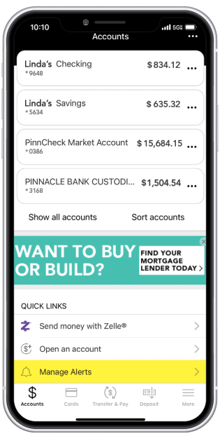 Pinnacle Bank Mobile Feature 4